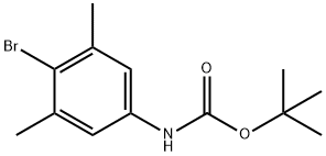 tert-Butyl 4-bromo-3,5-dimethylphenylcarbamate, 361436-27-3, 结构式