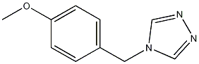 4-(4-甲氧基苄基)-4H-1,2,4-三唑, 36175-43-6, 结构式