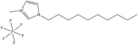 1-DECYL-3-METHYLIMIDAZOLIUM HEXAFLUOROPHOSPHATE Structure