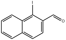 1-Iodonaphthalene-2-carboxaldehyde 化学構造式