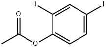 Phenol,2,4-diiodo-,acetate Structure