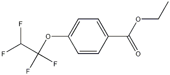 4-(1,1,2,2-四氟乙氧基)苯甲酸乙酯, 37178-69-1, 结构式