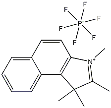 1,1,2,3-テトラメチル-1H-ベンゾ[e]インドリウムヘキサフルオロホスファート 化学構造式