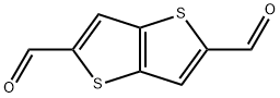 Thieno[3,2-b]thiophene-2,5-dicarboxaldehyde Structure