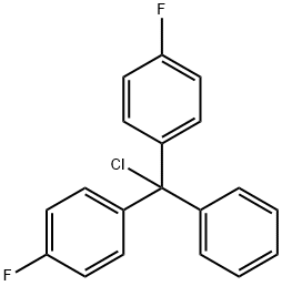 4,4'-(Chloro(phenyl)methylene)bis(fluorobenzene) Struktur