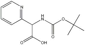 tert-Butoxycarbonylamino-pyridin-2-yl-acetic acid Struktur