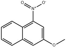 3-Methoxy-1-nitronaphthalene 结构式