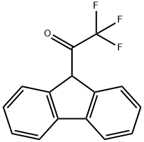 1-(9H-Fluoren-9-yl)-2,2,2-trifluoroethanone Struktur