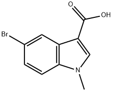 5-bromo-1-methyl-1H-indole-3-carboxylicacid Structure
