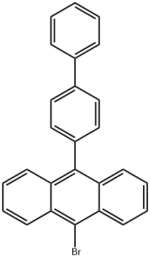 9-[1,1'-biphenyl]-4-yl-10-bromo-anthracene Struktur