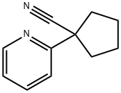 1-(2-pyridinyl)-Cyclopentanecarbonitrile Structure