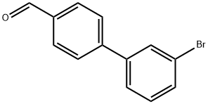 3'-ブロモ-[1,1'-ビフェニル]-4-カルブアルデヒド 化学構造式
