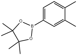 2-(3,4-ジメチルフェニル)-4,4,5,5-テトラメチル-1,3,2-ジオキサボロラン 化学構造式