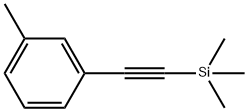 トリメチル(3-メチルフェニルエチニル)シラン 化学構造式