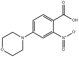 4-Morpholin-4-yl-2-nitrobenzoic acid Structure