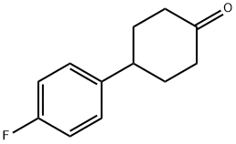 4-(4-氟苯基)环己酮, 40503-86-4, 结构式