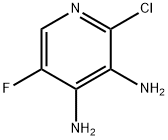 2-Chloro-5-fluoro-3,4-pyridinediamine Structure