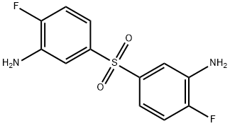 3,3'-二氨基-4,4'-二氟二苯砜 结构式