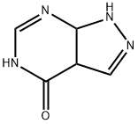 3a,7a-dihydro-1H-pyrazolo[3,4-d]pyrimidin-4-ol Structure