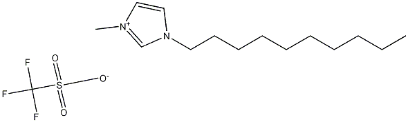 1-癸基-3-甲基咪唑三氟甲烷磺酸盐,412009-62-2,结构式