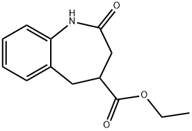 2-氧代-2,3,4,5-四氢-1H-苯并[B]氮杂-4-甲酸乙酯 结构式
