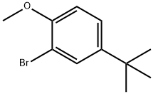 2-ブロモ-4-(TERT-ブチル)-1-メトキシベンゼン 化学構造式