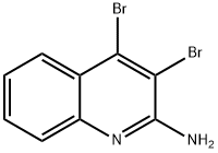 2-Amino-3,4-dibromoquinoline Structure