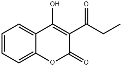 4-hydroxy-3-propionyl-2H-chromen-2-one Struktur