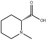 (2R)-1-methyl-2-Piperidinecarboxylic acid Struktur