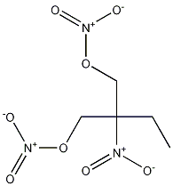 2-Ethyl-2-nitro-1,3-propanediol dinitrate 化学構造式