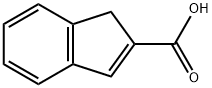 1H-茚-2-甲酸, 41712-14-5, 结构式