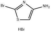 2-ブロモチアゾール-4-アミン臭化水素酸塩 化学構造式