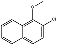 2-Chloro-1-methoxynaphthalene Struktur