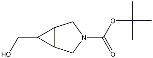 (1R,5S,6R)-6-(ヒドロキシメチル)-3-アザビシクロ[3.1.0]ヘキサン-3-カルボン酸TERT-ブチル 化学構造式