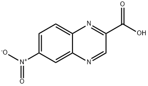 6-Nitroquinoxaline-2-carboxylic acid Struktur