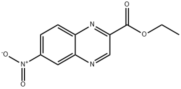 6-Nitroquinoxaline-2-carboxylic acid ethyl ester Struktur