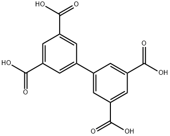 Biphenyl-3,3',5,5'-tetracarboxylic acid Struktur