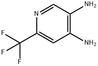 6-三氟甲基吡啶-3,4-二胺, 438564-37-5, 结构式