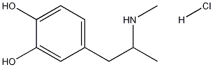 3,4-Dihydroxy Methamphetamine Hydrochloride Struktur