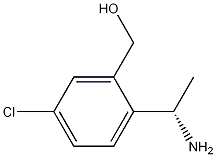 Benzenemethanol, 2-[(1S)-1-aminoethyl]-5-chloro- Structure