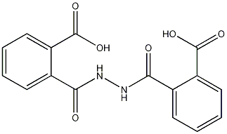 1,2-Bis(o-carboxybenzoyl)hydrazine 
 Structure