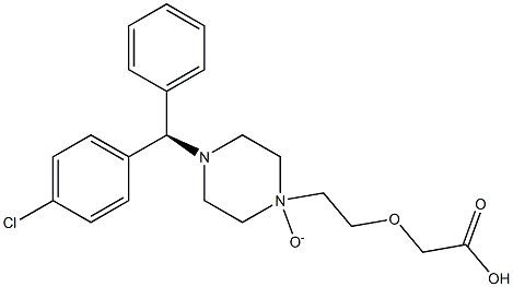 Levocetetrizine N-Oxide Structure