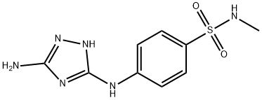 4-((5-氨基-1H-1,2,4-三唑-3-基)氨基)-N-甲基苯磺酰胺 结构式