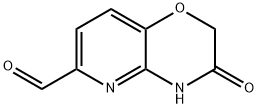 3-氧代-3,4-二氢-2H-吡啶基[3,2-B][1,4]噁嗪-6-甲醛, 443956-11-4, 结构式