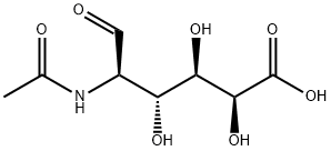 2-アセトアミド-2-デオキシ-D-ガラクツロン酸 化学構造式