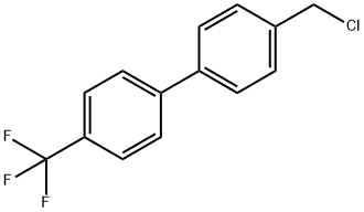 4-(4-Trifluoromethylphenyl)benzylchloride Structure