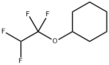 Cyclohexyl 1,1,2,2-tetrafluoroethyl ether Struktur