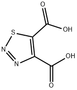 1,2,3-噻二唑-4,5-二甲酸, 4609-49-8, 结构式