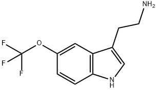 5-三氟甲氧基色胺, 467452-24-0, 结构式