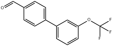 3'-Trifluoromethoxy-biphenyl-4-carbaldehyde Structure
